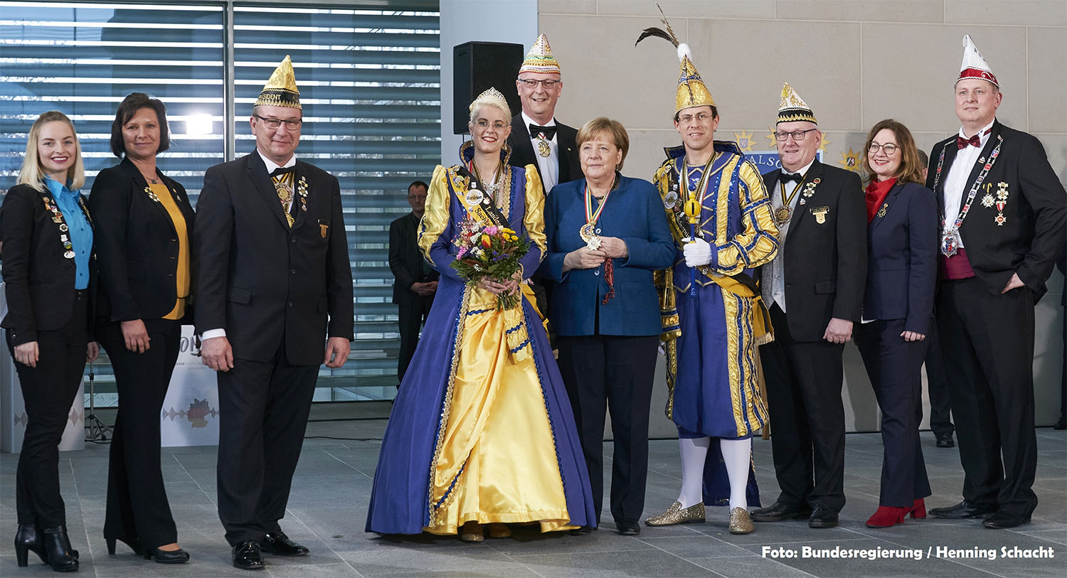 Sandra und Andreas beim Treffen mit Bundeskanzlerin Angela Merkel in Berlin